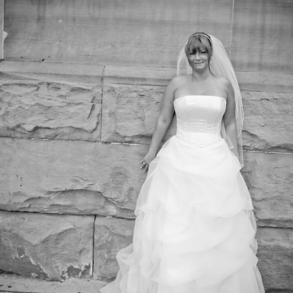 Mikaella Chic Strapless Ivory Bridal Gown